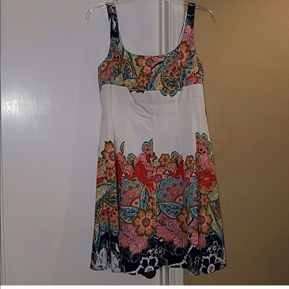 Bright colored floral sundress
